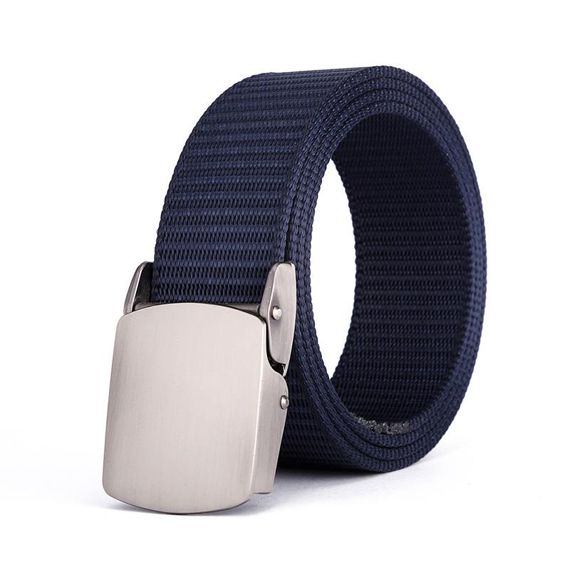 Summer Student Military Training Belt Canvas Belt Men S And Women S Outdoor Casual Snap Belt 120cm
