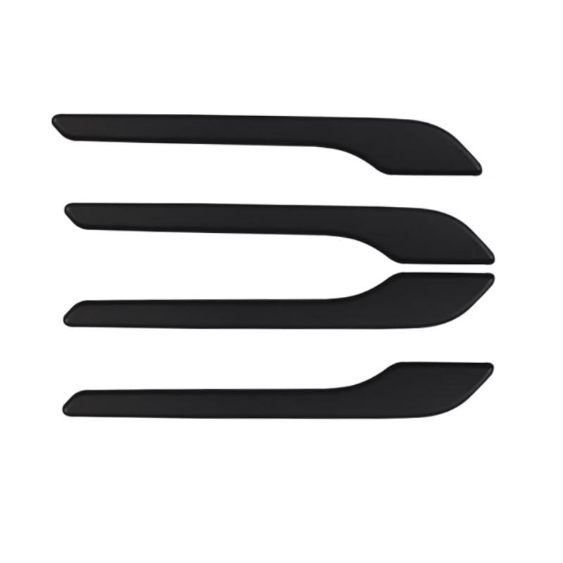 

4 шт., наклейка на дверную ручку автомобиля для Tesla Model 3 Y 2017-дверная пленка, паста Model3 Model Y, аксессуары из углеродного волокна матовый черный