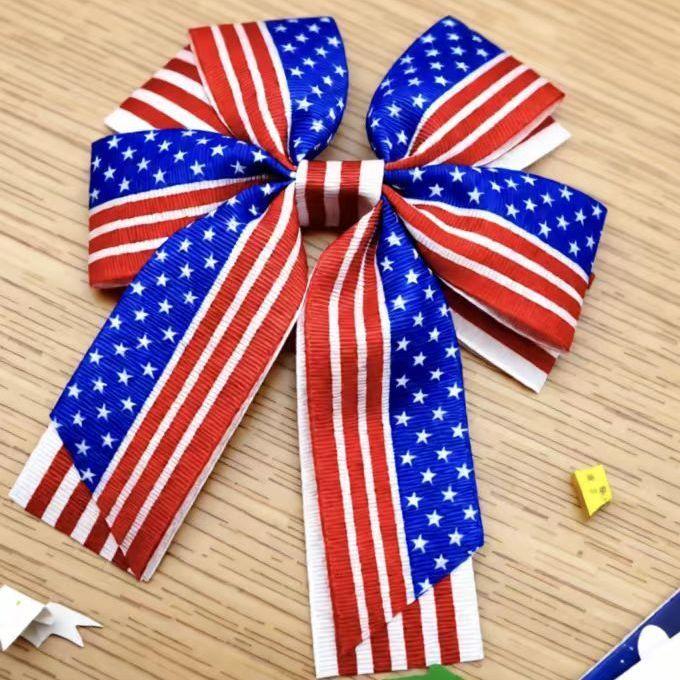 New Football Star Bow Hair Clips - Double Layer Sports Hairpins