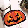 Halloween Pumpkin Diatom Mud Non-slip Floor Mat Creative Holiday Decoration Toilet Door Absorbent Mat Bathroom Floor Mat