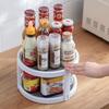 Yimijia 2-Tier Rotating Kitchen Organizer