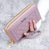 Women's 2023 Long Korean Style Wallet: Double Zipper Phone Bag, Large Capacity Card Holder, Coin Purse.