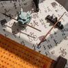 150×50cm/200×150cm Calligraphy Printed Fabric Chinese Style Soft Dust Cover Breathable Chinese Character Printed