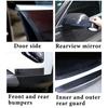 1pcs 3/5/10cm Carbon Fiber Car Sticker, DIY Paste Protector Strip Auto Door Sill Side Mirror Anti Scratch Tape Waterproof Protection Film