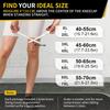 1Pcs Plus Size Knee Brace For Men & Women - Open-Back Knee Support With Side Stabilizers & Patella Support For Meniscus Tear, Ar