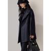 VICTORIA&VERA Women's Wool Blend Lantern Sleeve Short Coat