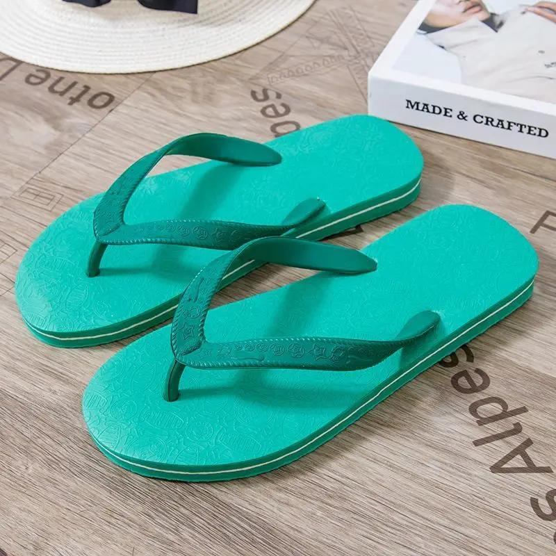 Fashion Male Slipper Bathroom Flip Flops Plain Slides Designer Luxury Clappers 2025 Casual Low Price Fashion Adult Trend Eva Men's Shoe