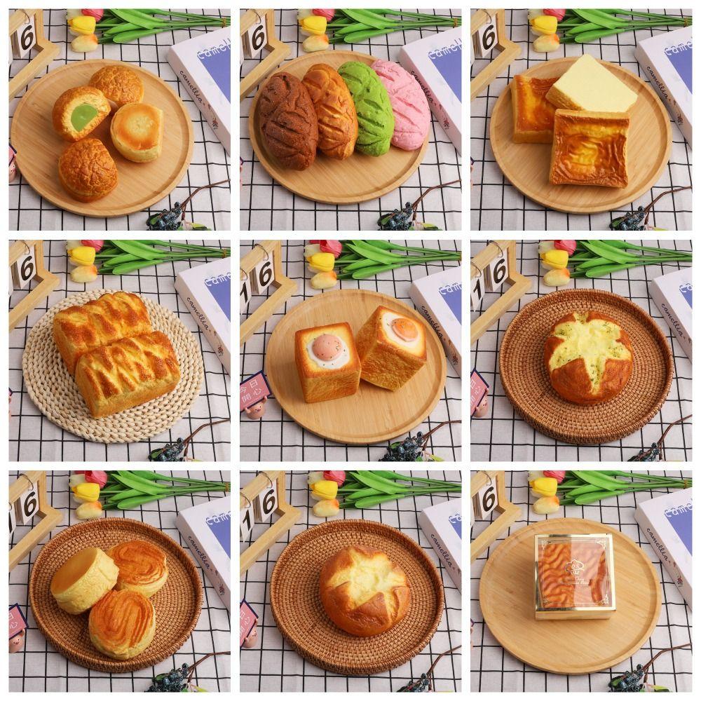 Simulation Food Dessert Shaped Squeeze Toy PU Slow Rebound Toy Baked Food Pinch Toy  Decorative