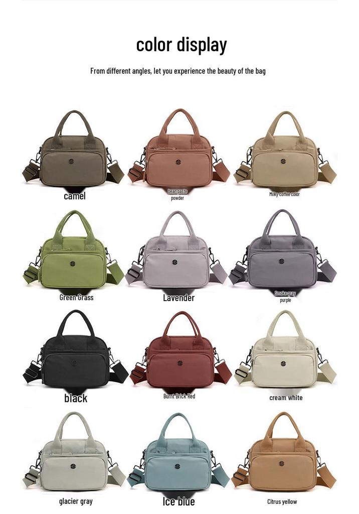 Women's Summer Nylon Crossbody Handbag: Lightweight, Large Capacity, Versatile, and Casual