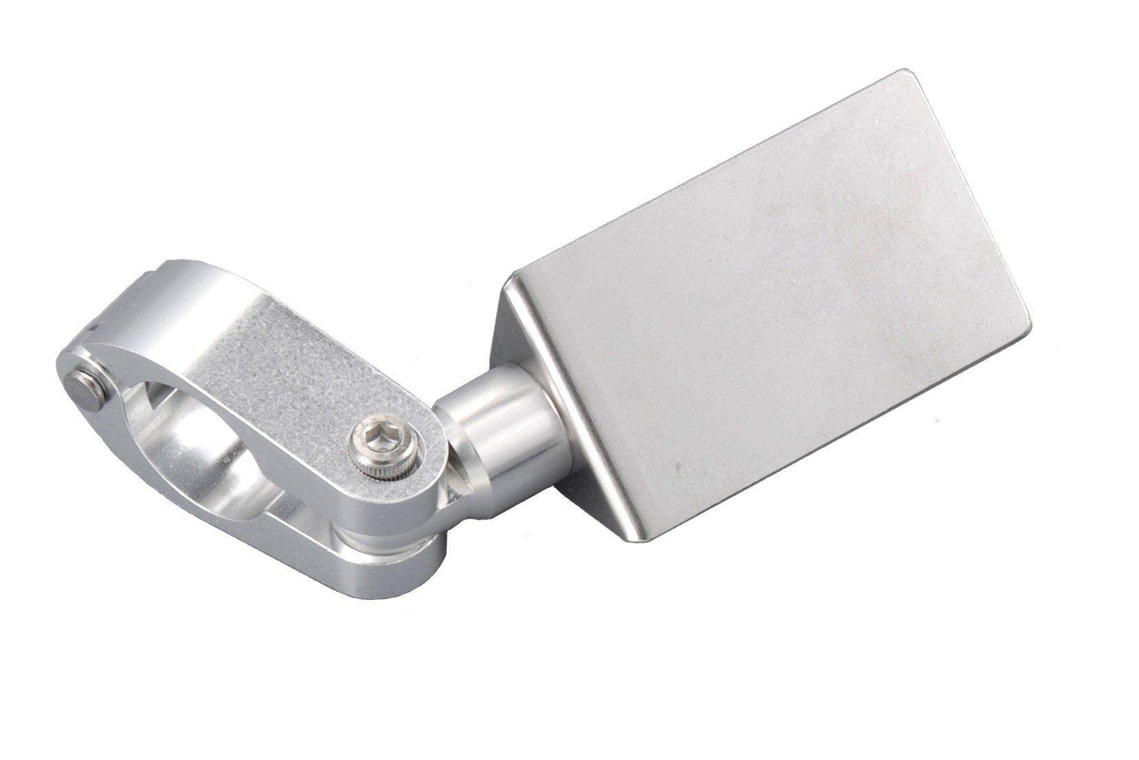 

POSH FAITH Motorcycle Accessories Handlebar Clamp Multi-Angle Stay, Silver, 500078-03