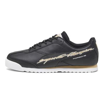 Pl Roma Via Comfortable Fashion Low-Top Lifestyle Shoes Unisex Sneaker Black 307730-01