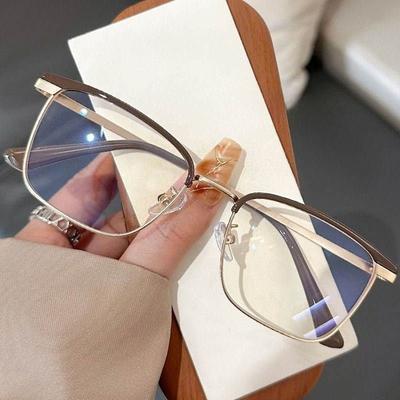 Unisex Vintage Anti Radiation Eyeglass Anti-blue and Anti-fatigue GlassesEyeglass for Man Women