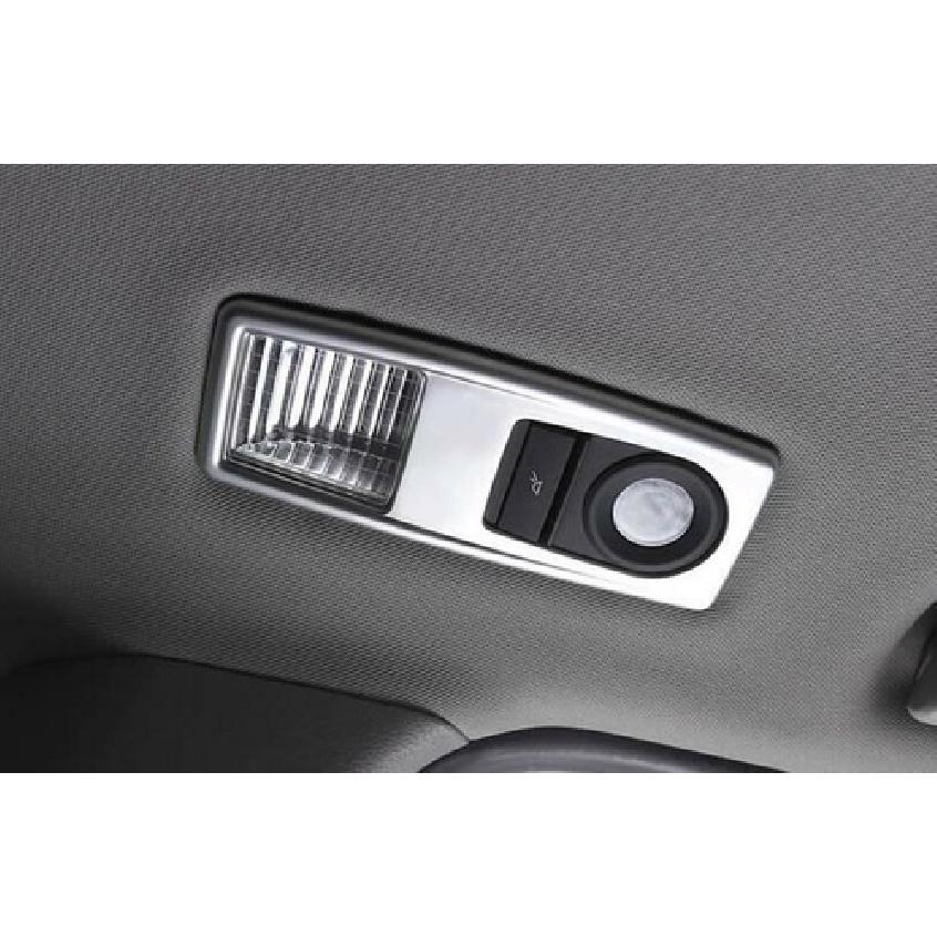 For BMW X3 F25 X4 F26 2011-2017 ABS Silver Rear Reading Light Lamp Frame Trim 2X