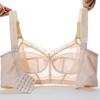 Push Up Bra Without Underwire Women's Thin Plus Size Full Cup Gathered Bra