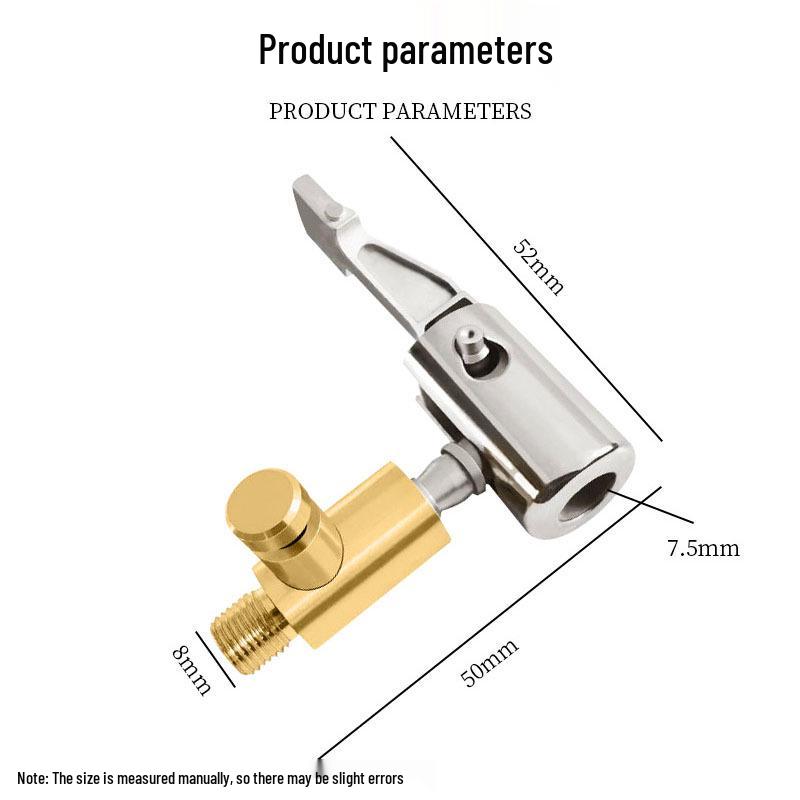 

Адаптер для автомобильного воздушного насоса: Быстросъемный накидной наконечник для американской резьбы