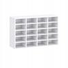 Shoe Cabinet for 20 Pairs, White, 104x65x33