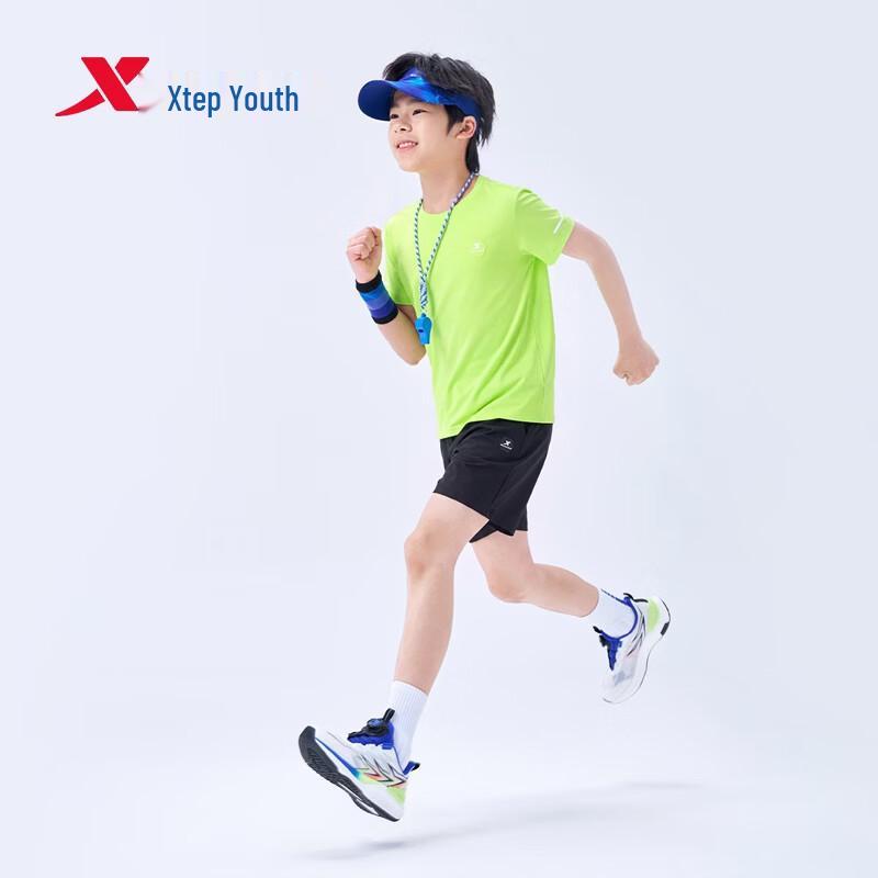 Xtep Youth Quick-Dry Printed Sport T-Shirt