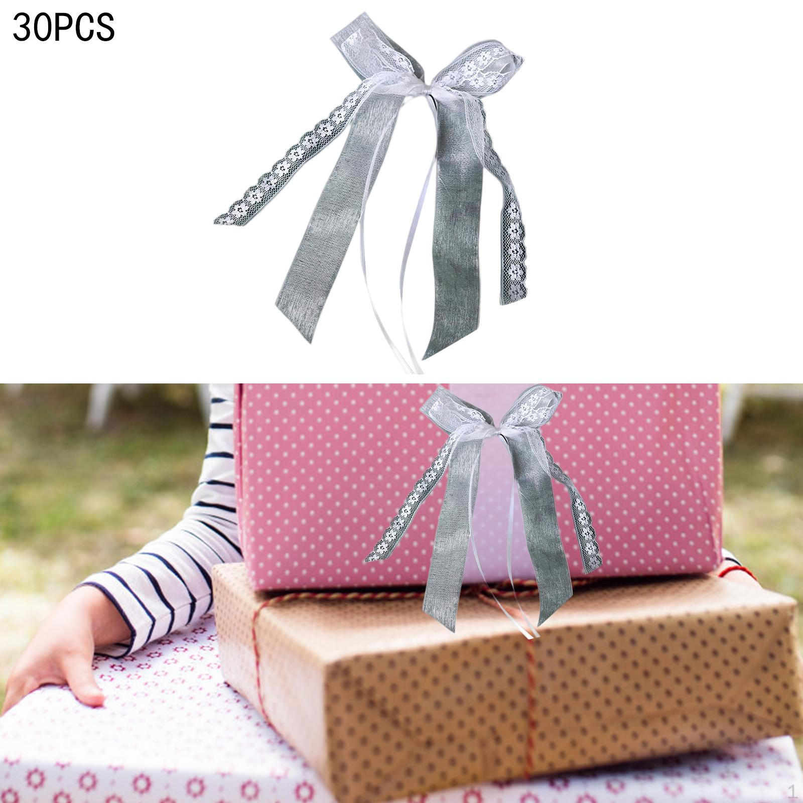 

30 шт. свадебных лент и бантов банты ленты своими руками украшения автомобиль бант для Хэллоуина автомобили стулья Style A