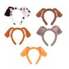 Puppy Ears Hairband Photo Props Furry Hair Hoop Headband Party Headpiece Fun Headbands for Music Festival