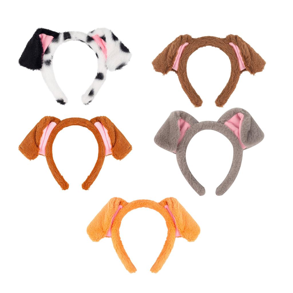 Puppy Ears Hairband Photo Props Furry Hair Hoop Headband Party Headpiece Fun Headbands for Music Festival