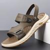 2025 Summer New Sandals Breathable Men's Casual Soft Sole Driving To Work Dual-purpose Cool Slippers 2025