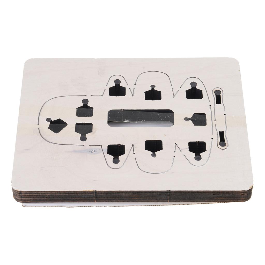 Portable Sturdy Leather Punch Die Making Tool for Handbag Coin Holder Keychain and Without Sewing Card Bag Projects