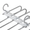 5 Layers Clothes Hangers Sturdy Frame Wardrobe Organization Storage Horizontal or Vertical Use Multi