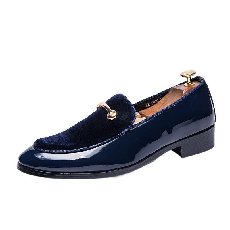 Foreign trade men's shoes large size men's loafers 38-48 size business casual shoes suede lazy shoes British small leather shoes