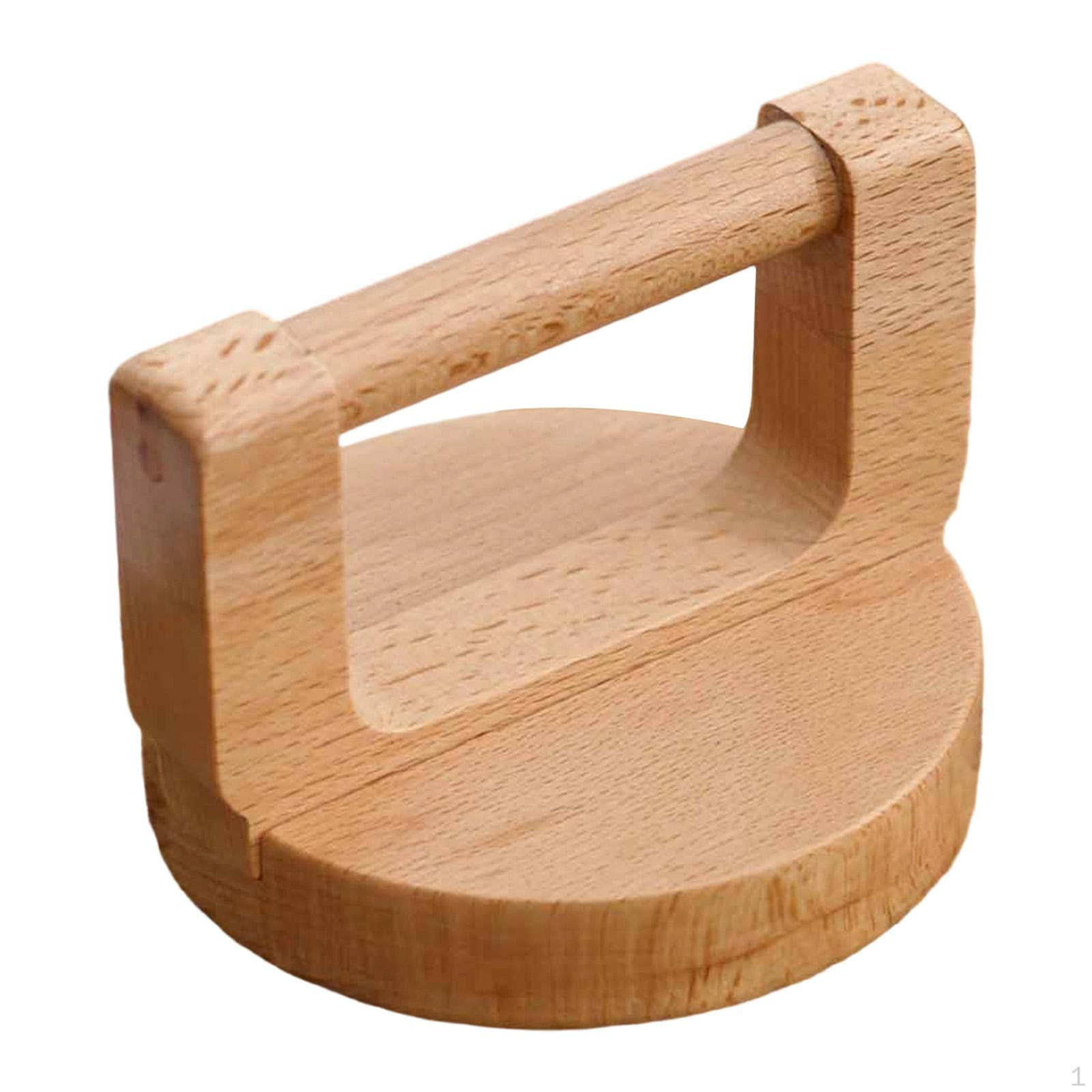 

Printing Baren Block Wooden Printmaking Tool Hand Press Beech Wood Round Handle