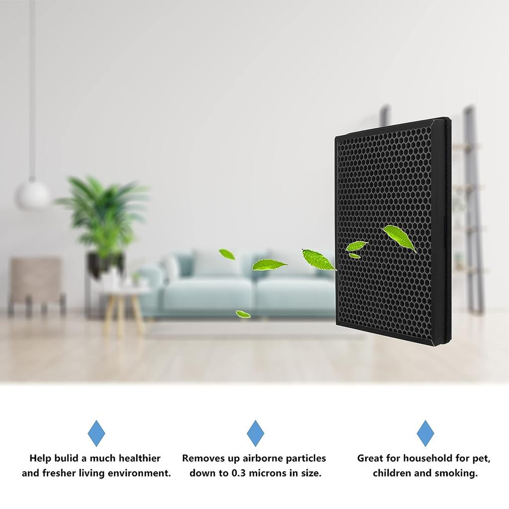 High Efficiency Activated Carbon Filtration System HEPA Filter Suitable for TaoTronics TT-AP003 Air Purifier Hepa Filter