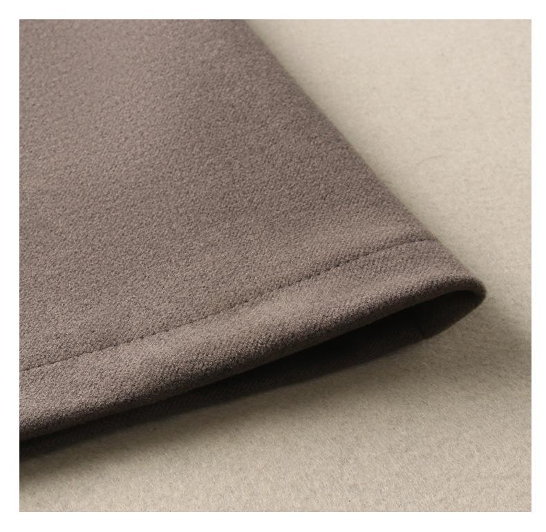 2025 New Women's High Waist Wool A-line Pencil Skirt – Versatile, Slimming, Short Autumn/Winter Skirt