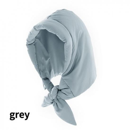 Женская Мужская Зимняя Теплая Шапка Стеганая Ветрозащитная Утепленная Легкая Пуховик Мягкая Шапка серый