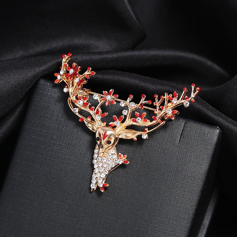 

Корейська мода милий різдвяний дзвіночок скіпетр брошка ретро темперамент проста свіжа олія крапля анти-експозиція брошка