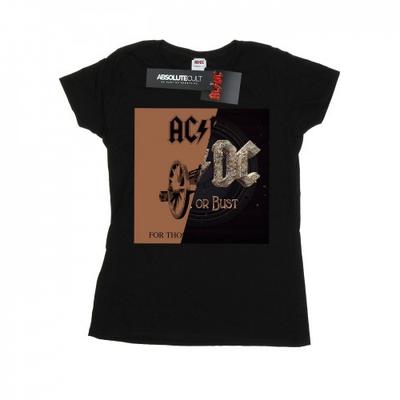 AC/DC Damska Koszulka Bawełniana Rock or Bust / Dla Tych, Którzy Zamierzają Splatać