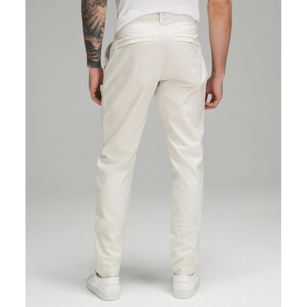 Lululemon Abc Slim Fit Trouser 34l  Smooth Twill Bone
