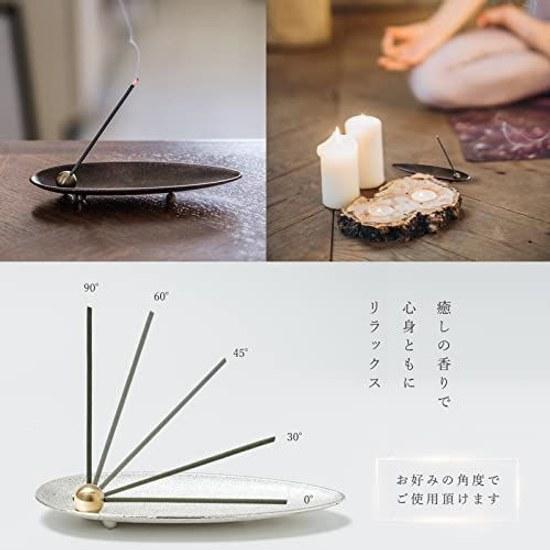 Alexim incense holder stick burner stylish Nordic interior (silver)