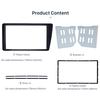 NEW-Top Double 2 Din Car Radio Fascia for 2001-2005 Honda Civic LHD Dash Mount DVD Frame Auto Stereo Adaptor