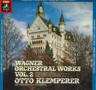 LP Record OTTO KLEMPERER, PHILHARMONIA ORCHES - Wagner Orchestral Works Vol.2 EAC55067 ANGEL Japan Obi Classical Used