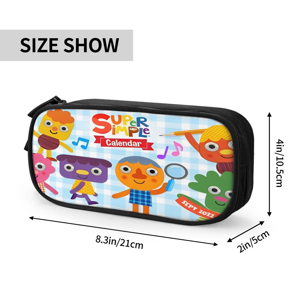 Noodle & Pals Micro Super Simple Accessories Pencil Case Large-capacity School Accessories Pencil Bag Birthday Gift