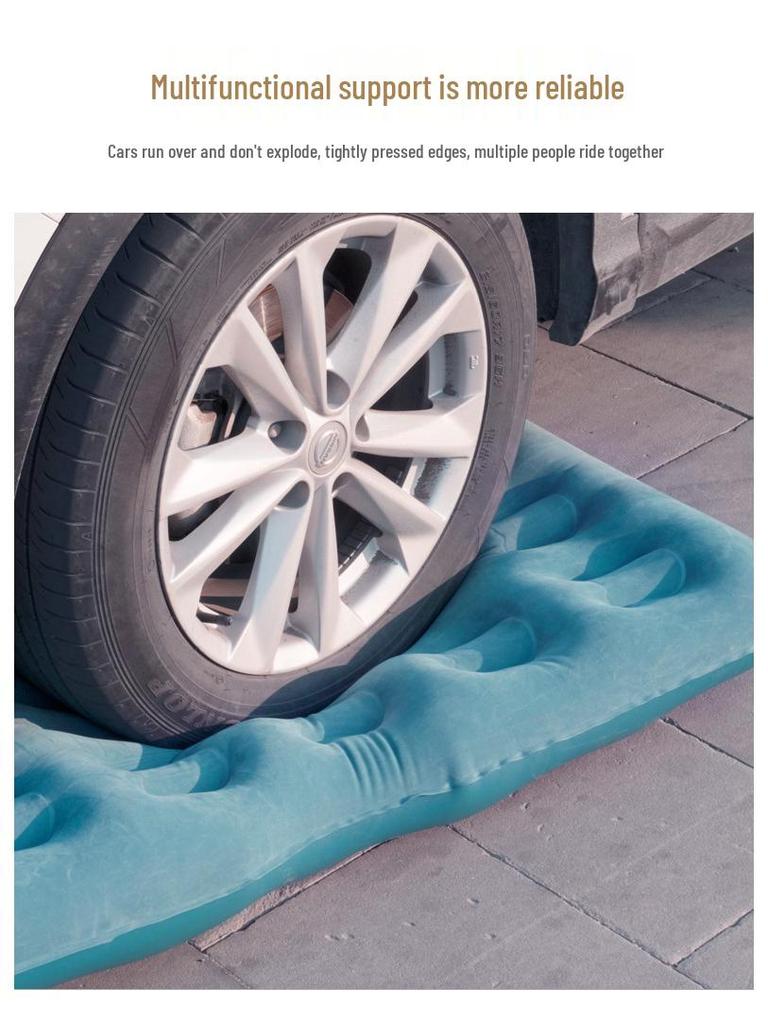 Cartoon Folding Inflatable Car Mattress for SUV and Sedan