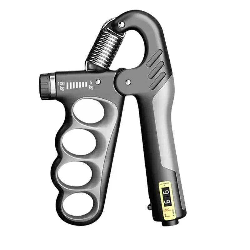 NEW 1PC 5-100KG Electronic Counting Adjustable Grip Strengthener for Rehabilitation Hand Wrist Muscle Strength Recovery Exercise