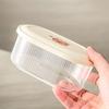 Bread Toast Storage Box Transparent Food Container Box With Lid Refrigerator Plastic Large Capacity Fresh Keeping Box