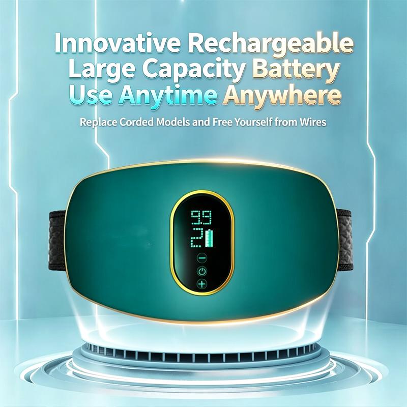 Rechargeable Abdominal Massager Belt for Waist & Full-Body Stress Relief