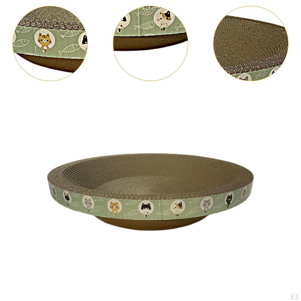 Cat Scratcher Cardboard 2 In 1 Oval Bed Furniture Protection Lounge