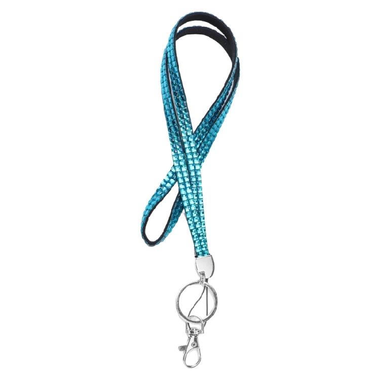 Correa de Pedrería Cordón de Cristal Portatarjetas Correas de Cuerda con Pinza Metálica Cuerda para el Cuello de Smartphone Multicolor