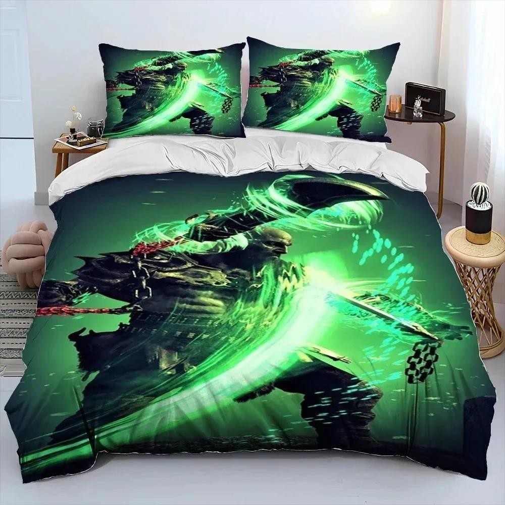 Game God of War Kratos Bedding Set Duvet Cover Bed Set Quilt Cover Pillowcase Comforter King Queen Size Boys Adult Bedding Set