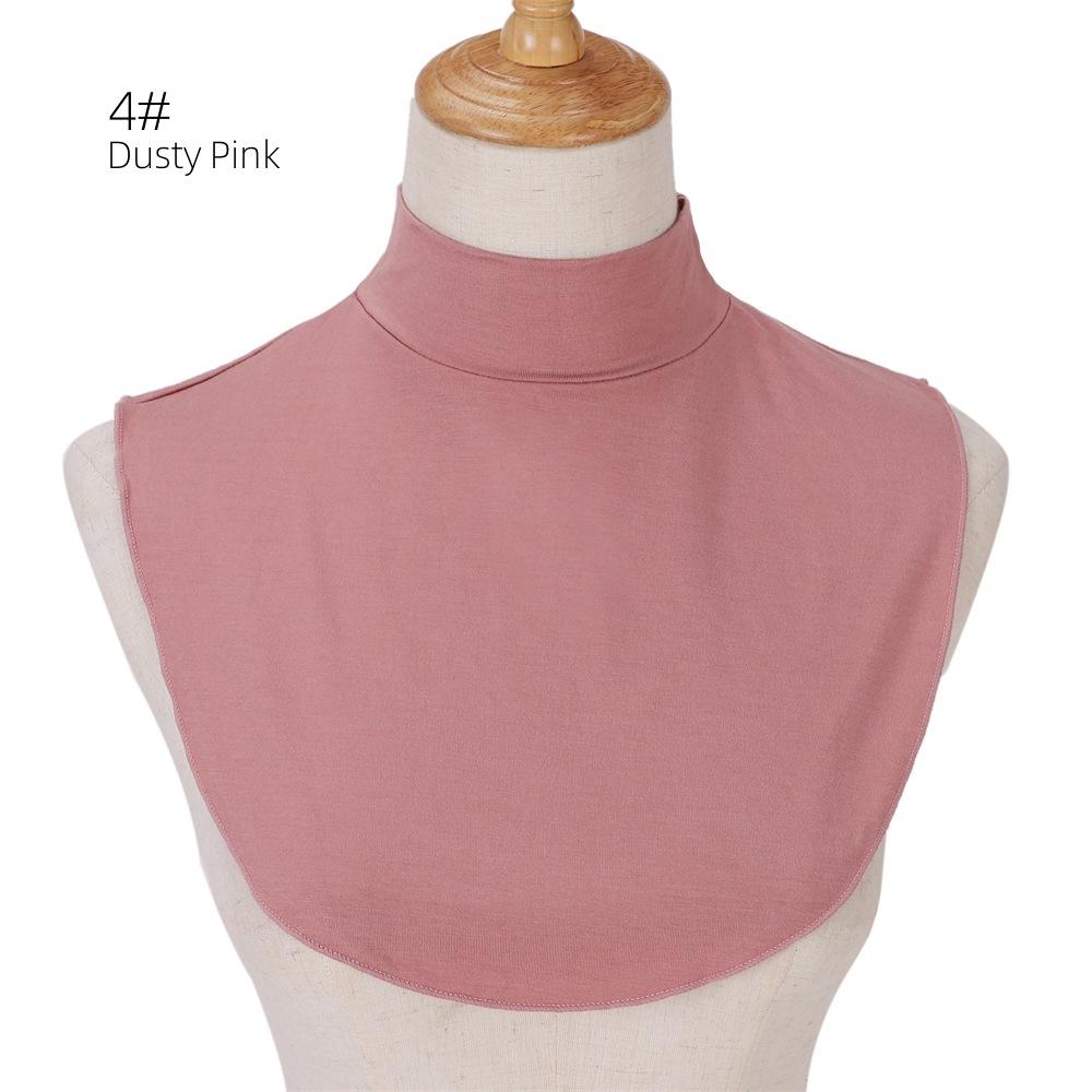 New Soft muslim women's neck cover modal jersey Full cover high neck turtle neck cover islamic clothing ladies clothes accessory