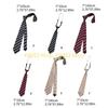 49MD Unisex Neck Tie JK Stripes Tie Neckwear For Professional Suit Outfit Enhancement