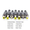 DC isane pistikupesa pistiku adapter adapter 3,5 x 1,35 mm 4,0 x 1,7 mm 4,8 x 1,7 mm 5,5 x 2,1 mm pistikupesa heliadapter CCTV