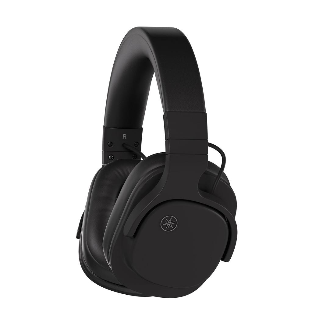 Yamaha YH-L500A(B) Wireless Headphones Gaming Mode, Listening Care, Multi-Point Connection, and Wired Connection Support, Black